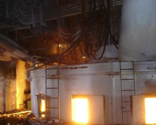 Industrial Furnace for Ferro Silicon Production Submerged Arc Furnace for Metal Melting Induction Furnace for Smelting