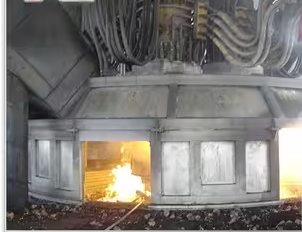 Ferrosilikon Silikomangan Ferrokrom için Kalsiyum Karbid Elektrik Yay Fırını