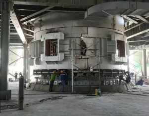 Ferroalyaj Ergitme ve Endüstriyel Silikon Üretimi için Rekabetçi Fiyatlı PLC Kontrollü Tozaltı Ark Ocağı