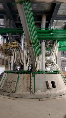 10000KVA Orta Düşük Karbonlu Ferromanganez Rafine Fırını, Denizaltı Yay Erime Teknolojisi ile