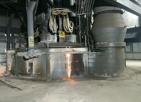 煤矸石熔融莫来石电弧炉 4000kVA 莫来石耐火材料冶炼设备 固体废物回收
