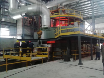 60T Pot Rafineri Ocağı Argon Karıştırma Sistemi Erimiş Çelik Gaz Giderme İçin